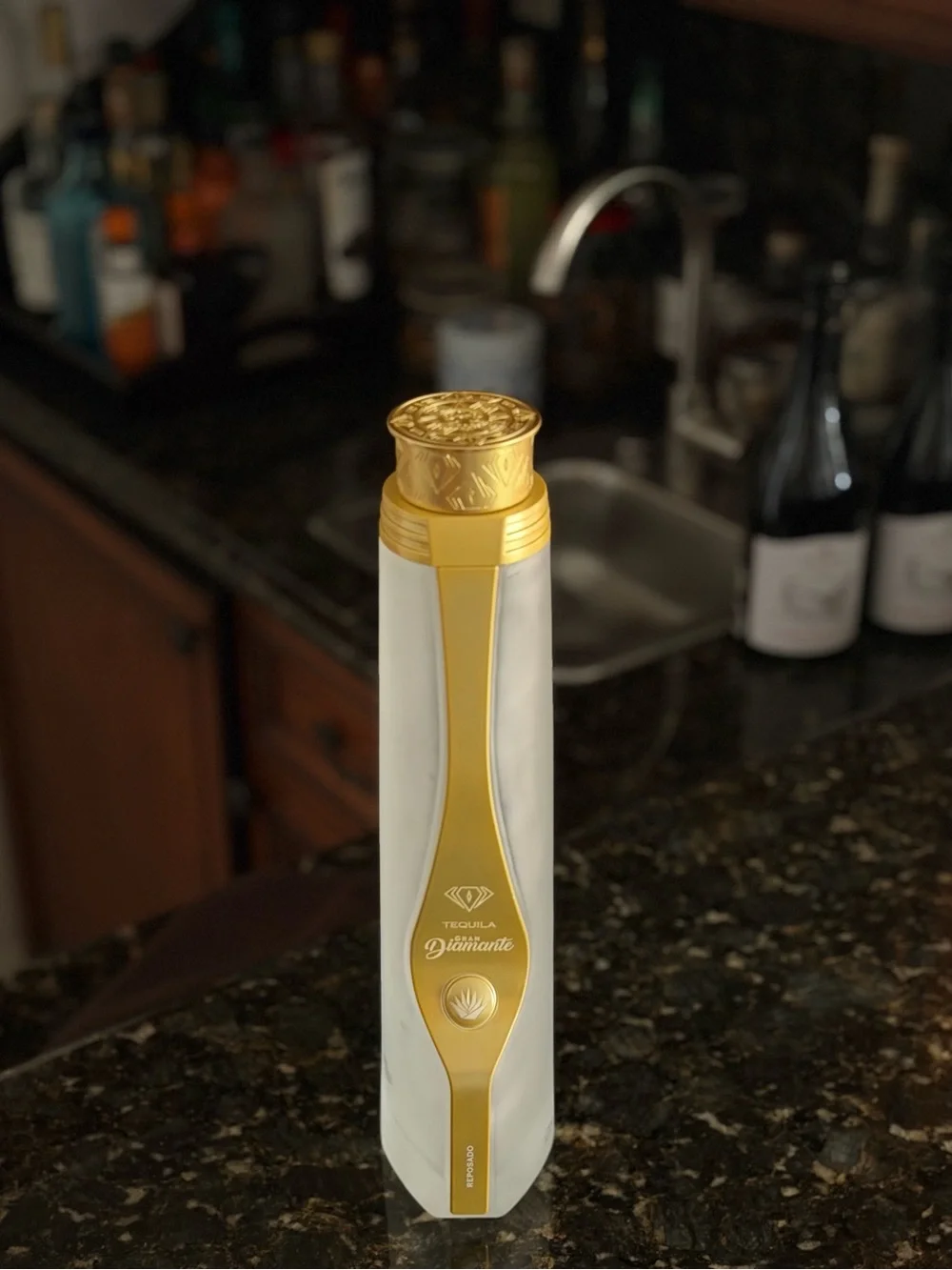 Gran Diamante Tequila Gold EMPTY Bottle